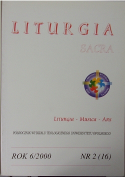 Liturgia Sacra nr2(16) rok 6/2000
