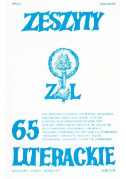 Zeszyty Literackie, nr 65