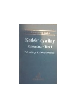 Kodeks cywilny,Tom1