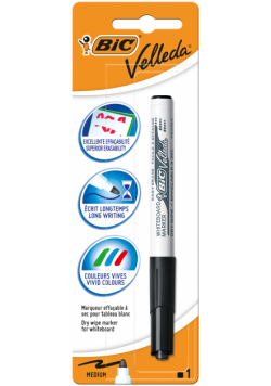Marker suchościeralny czarny BIC Velleda 1741