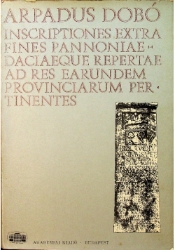 Inscriptiones extra fines pannoniae