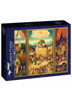 Puzzle 1000 Wóz z sianem - Tryptyk, Bosch