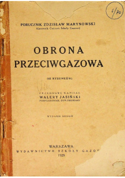 Obrona przeciwgazowa 1929 r.