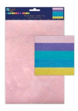 Filc A4 zestaw 3 Pastel 5szt