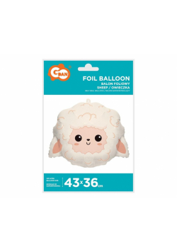 Balon foliowy Owieczka 43x36cm głowa