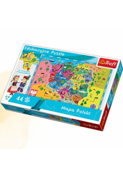 Puzzle edukacyjne 44 Mapa Polski