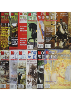 Magazyn historyczny Mówią Wieki Nr 1 do 12 1999