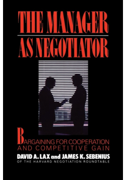 Manager as Negotiator