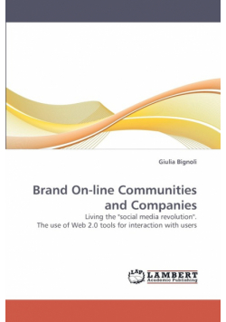 Brand On-line Communities and Companies