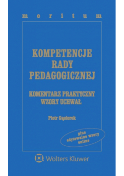 Kompetencje rady pedagogicznej