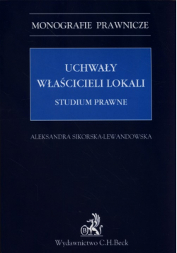 Uchwały właścicieli lokali Studium prawne