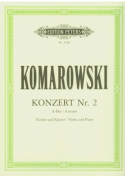 Konzert Nr. 2 A-Dur Violine und Klavier
