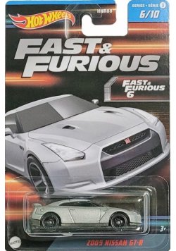 Hot Wheels Auto 2009 Nissan GT-R 1:64 HNT16