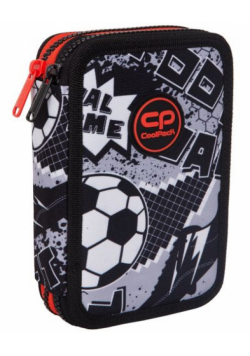 Piórnik 2-komorowy Coolpack Jumper 2 grey ball