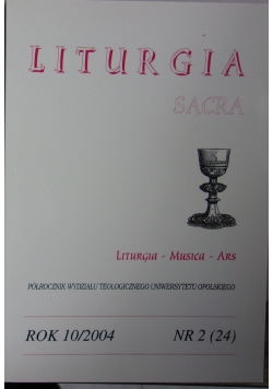 Liturgia Sacra nr2(24) rok10/2004