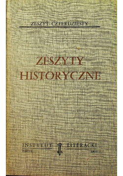 Zeszyty Historyczne Zeszyt 40