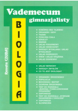 Vademecum gimnazjalisty Biologia