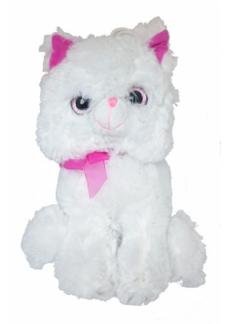 Kot Bazyli biały 30 cm