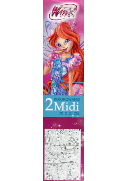 Kolorowanka midi Winx