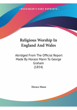 Religious Worship In England And Wales