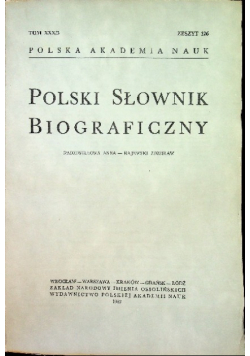 Polski słownik biograficzny Tom XXX / 3 zeszyt 126