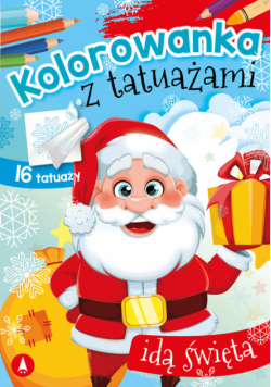Kolorowanka z tatuażami Idą święta