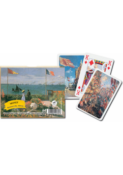 karty do gry, 2 talie, Monet, Taras