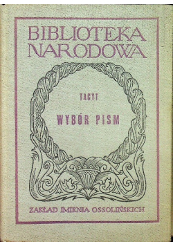 Tacyt Wybór pism