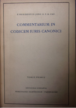 Commentarium in codicem iuris canonici