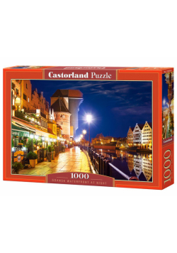 Puzzle Gdańsk Waterfront at Night 1000
