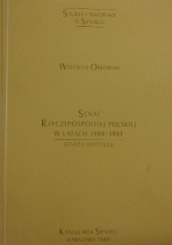 Senat Rzeczypospolitej Polskiej w latach 1989 - 1991