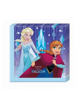 Serwetki Frozen Snowflakes 33x33 cm, 20 sztuk