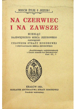 Na czerwiec i na zawsze, 1931 r.