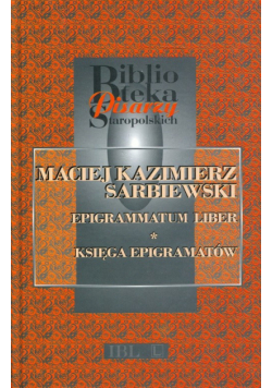 Epigrammatum liber Księga epigramatów