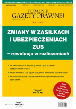 Zmiany w zasiłkach i ubezpieczeniach ZUS - rewolucja w ubezpieczeniach