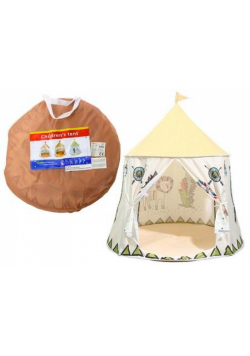 Namiot indiański tipi dla dzieci beżowy 125cm