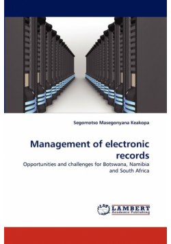 Management of Electronic Records