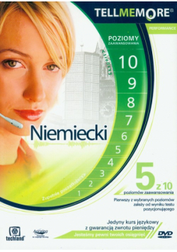Tell Me More Performance Niemiecki 5 z 10 poziomów zaawansowania + DVD