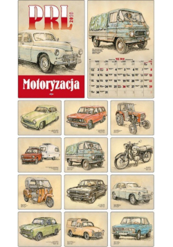 Kalendarz 2016 Motoryzacja PRL-u