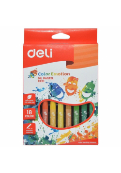 Pastele olejne Color Emotion 18 kolorów DELI