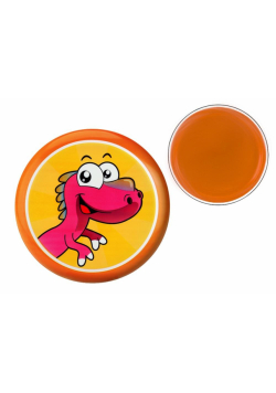 Frisbee z Dinozaurem pomarańczowy 20cm