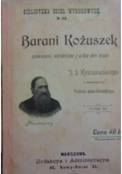Barani Kożuszek,1898r.