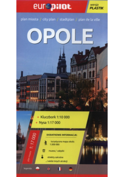 Opole Nysa Kluczbork plan miasta 1:20 000 plastik
