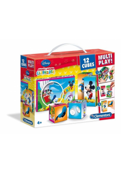 Klocki Cubes Multiplay Mickey Mouse Club House