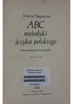 ABC  metodyki języka polskiego