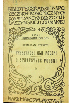 Przestrogi dla Polski. O statystyce Polski 1916 r.