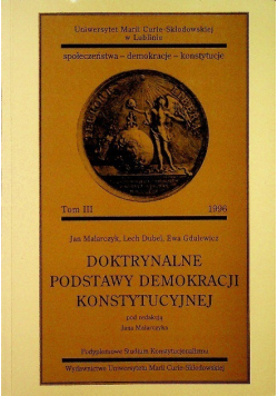 Doktrynalne podstawy demokracji konstytucyjnej