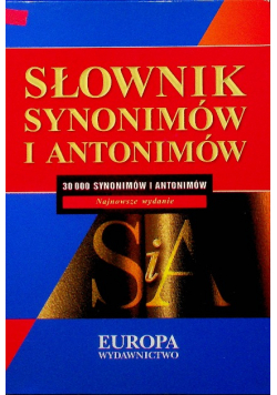 Słownik Synonimów I Antonimów