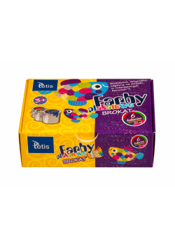 Farby plakatowe brokat Tetis 6 kolorów 20ml.