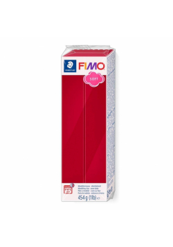 Masa termoutwardzalna Fimo 454g karminowy